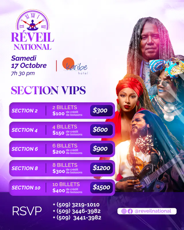 Forfaits VIP du spectacle hommage