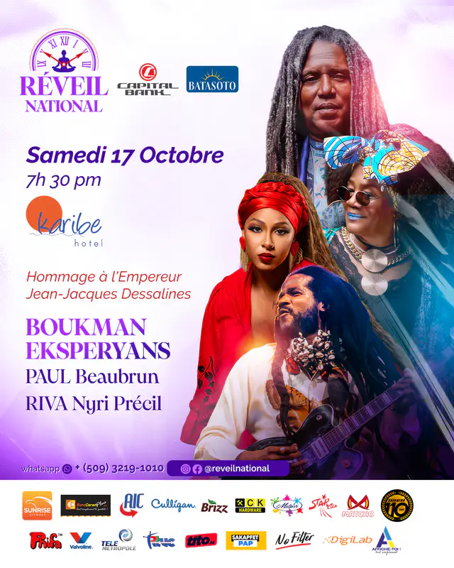 Affiche du spectacle hommage à Jean-Jacques Dessalines